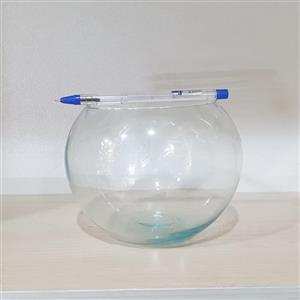 تنگ شیشه ای سایز 3(تنگ ماهی)(حباب شیشه ای)