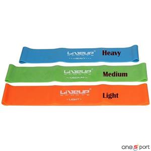 کش پیلاتس مینی لوپ گلد استار مدل LS3650C بسته 3 عددی Gold Star Latex Band Set 5x25cm 