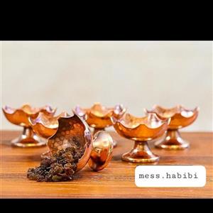 پیاله مسی هفت سین نقلی و ریز6عددی