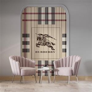 پرده پانچی برند  سایز 140 در 280 کد 041