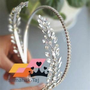 تل دوبل رومی.نگینی.نقره ای.نگین مارکیز.فری سایز.60گرمی