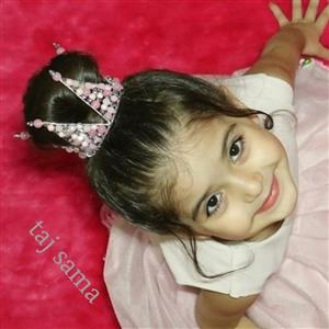 به نام خدا تاج پرنسسی  تاج گوجه ای بسیار زیبا