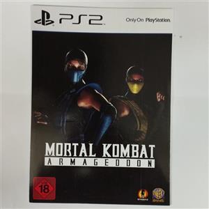 بازی پلی استیشن 2  mortal kombat armagedoon