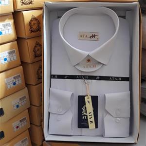 پیراهن جعبه ای مردانه سفید