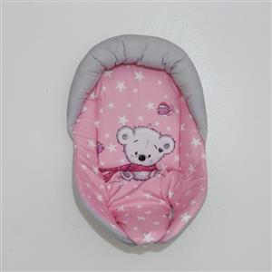 آغوشی نوزاد یا قنداق سوئیسی یا تشک سوئیسی طرح خرسی دخترانه