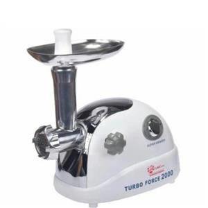 چرخ گوشت 329فوما ژاپن 2000وات بدنه در دورنگ سفید و مشکی تیغه فلزی