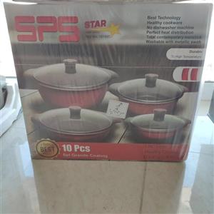 سرویس قابلمه گرانیتی 10 پارچه SPS