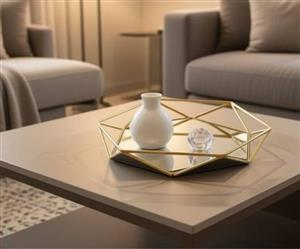 سینی گرد کف آینه