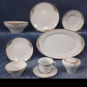 سرویس 104 پارچه 12 نفره چینی پردیس طرح مرسیا