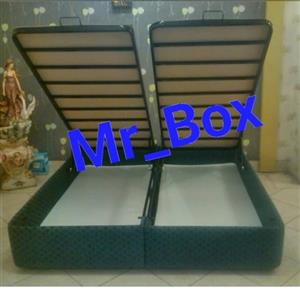 تختخواب تخت خواب باکس جکدار هتلی دوتیکه سایز 180  دونفره