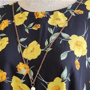 شومیز مجلسی گل زرد