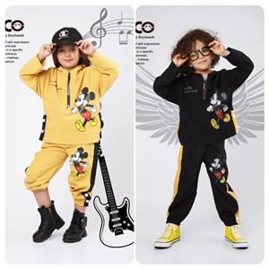 هودی شلوار میکی موس میکرو نازک مناسب دختر و پسر مناسب 18 ماه تا 10 سال