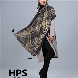 روسری نخی مشکی طلایی در شش طرح بسیار زیبا از برند محبوب HPS 