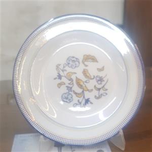 بشقاب میوه خوری کد 713 گل ملیکا آبی ملامین یزد رکسانا