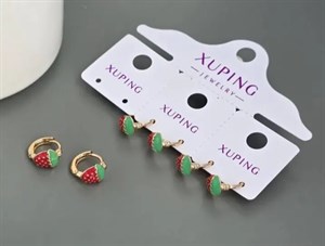 گوشواره ژوپینگ توت فرنگی