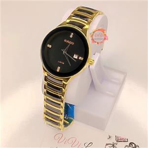 ساعت رادو سایز بزرگ(مردانه) تقویم دار طرح سرامیکیRADO