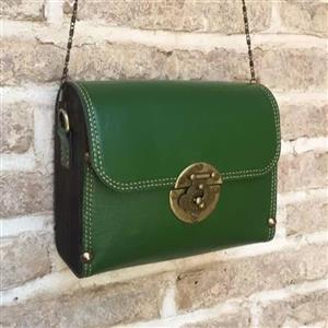 کیف چرم طبله چوبی 