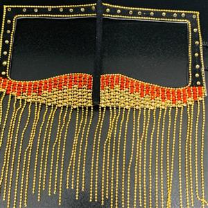 نقاب بندری (برقع) نگیندار زنجیری اویزدارشیک