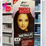 شامپو رنگ ویکو مدل color shock شماره 5.4 رنگ مسی