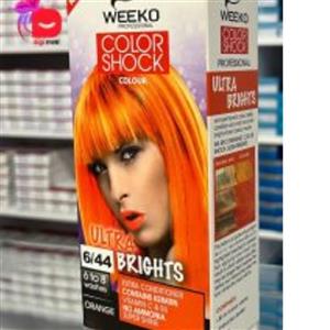 کیت رنگ مو ویکو مدل color shock شماره 6.44 نارنجی 