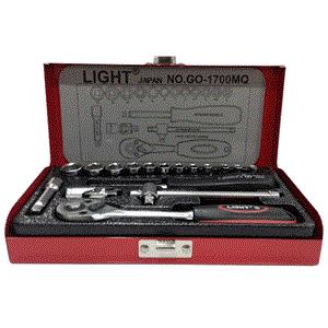 مجموعه  17 عددی بکس 1/4 لایت مدل GO- 1700