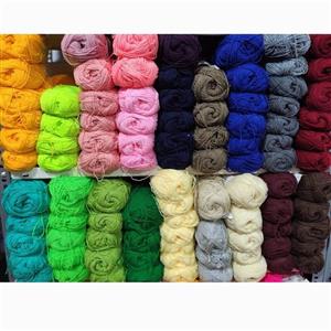 کاموا اکریل بافت رنگبندی