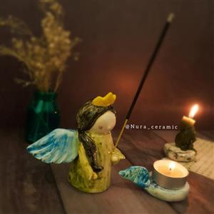 جا عودی و جا شمعی خاص طرح فرشته