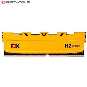 رم کامپیوتر تک کاناله اف دی کی سری اچ 2 با فرکانس 3200 مگاهرتز حافظه 16 گیگابایت FDK H2 DDR4 16GB 3200MHz 1.2V CL17 Single Channel Desktop RAM 