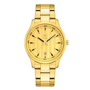 ساعت مچی عقربه ای مردانه اوبلاک مدل 72703 رنگ طلایی صفحه زرد