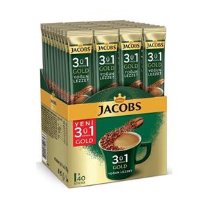 قهوه ساشه ای تلخ yogun  جاکوبز چک بسته 40 عددی  720 گرمی دارای تاریخ بالا