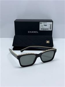 عینک آفتابی کائوچویی گرد یونیسکس یووی400 Chanel به همراه جلدزیپی و دستمال