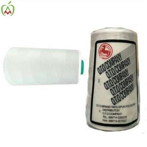 دوک نخ خیاطی پلی استر برند کله اسبی رنگ سفید