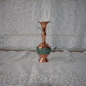 گلدان فیروزه کوبی 16 سانتی