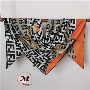 روسری نخی چهار فصل دور دست دوز