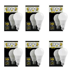 لامپ حبابی 15 وات پایه E27 مهتابی LED