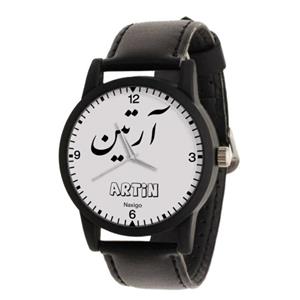 ساعت مچی مردانه و پسرانه طرح اسم آرتین با کیفیت عالی مناسب هدیه دادن