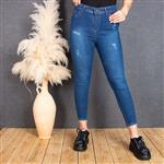 شلوار جین زنانه پارچه ترک مدل HIGH GRAND اسپرت
