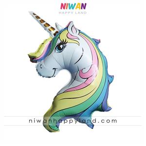 بادکنک فویلی تک شاخ