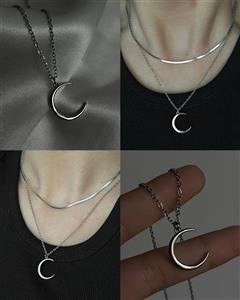 گردنبند ماه مینیمال