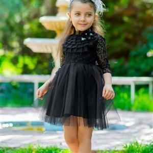 پیراهن مشکی شیک محرمی دخترانه