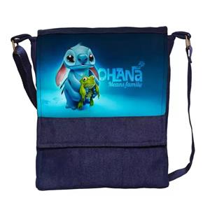 کیف دوشی چی چاپ طرح انیمیشن استیچ و لیلو کد Lilo and Stitch