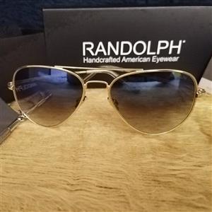 عینک رندولف کنکورد اصل آمریکا طلایی  آبی randolph concorde usa