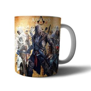 ماگ سرامیکی گیمینگ شخصیت های بازی اساسینز کرید Assassins Creed