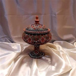 شکلات خوری سفالی میناکاری شده با بهترین متریال در انواع طرح و رنگ دلخواه 