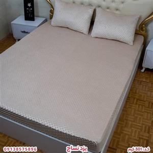 کاور تشک کشدار (مخمل حبابی) دونفره با عرض160