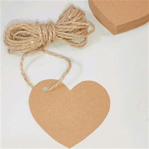 تگ کرافت مدل قلب(پک 10 عددی)