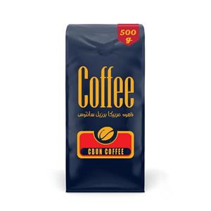 قهوه عربیکا برزیل سانتوس 500 گرم دان یا پودر قهوه اسپرسو تک خواستگاه خالص