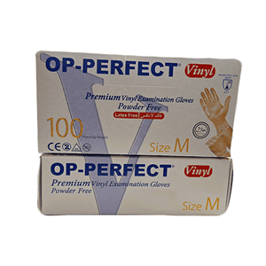 دستکش وینیل op perfect بسته 100عددی