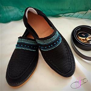 گیوه ی کف میکرو آلن مردانه طرح گره فرانسوی از سایز 37 تا 46