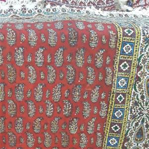 قلمکاری  رومیزی و سفره قلمکار  سنتی اصلی اصفهان 